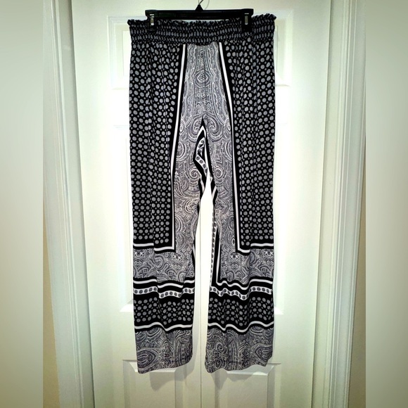 INC brand tie up waist flowy airy pants. Soft! Size PXL. GUC. - Picture 3 of 9